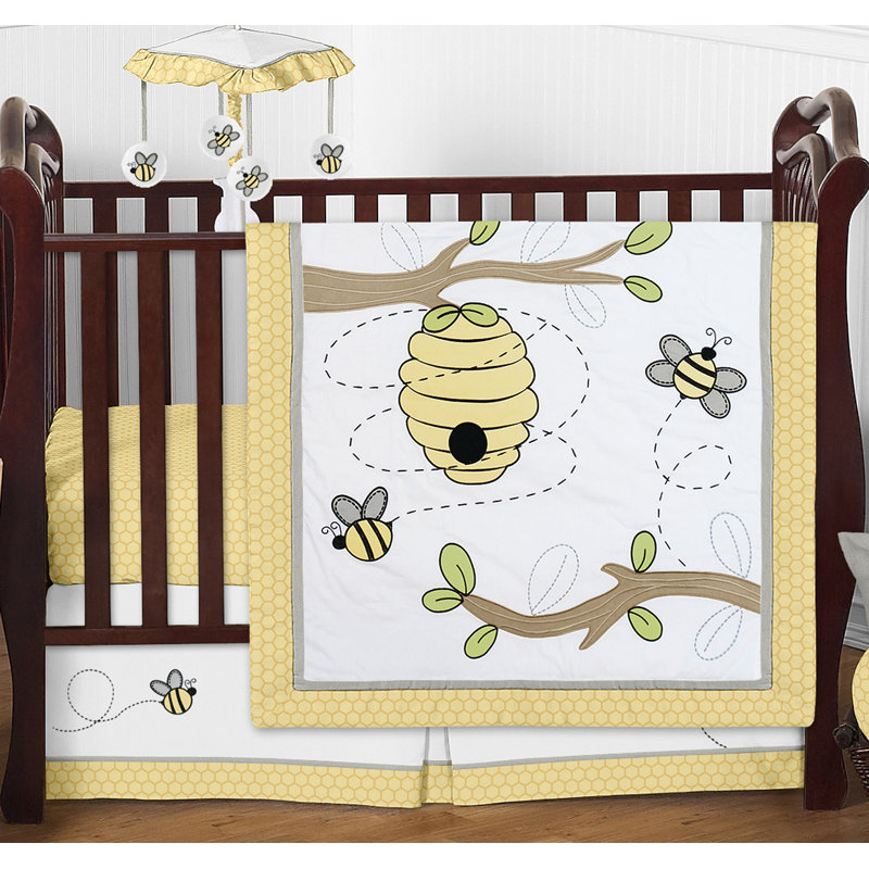 Sweet Jojo Designs Honey Bee 4 Piece Crib Bedding Set Wayfair